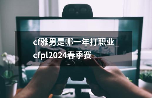 cf雅男是哪一年打职业_cfpl2024春季赛-第1张-游戏信息-娜宝网