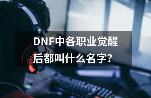 DNF中各职业觉醒后都叫什么名字？-第1张-游戏信息-娜宝网