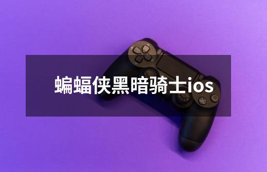 蝙蝠侠黑暗骑士ios-第1张-游戏信息-娜宝网