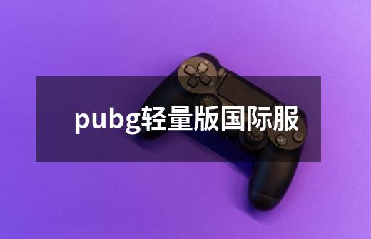 pubg轻量版国际服-第1张-游戏信息-娜宝网