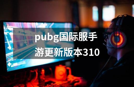 pubg国际服手游更新版本310-第1张-游戏信息-娜宝网