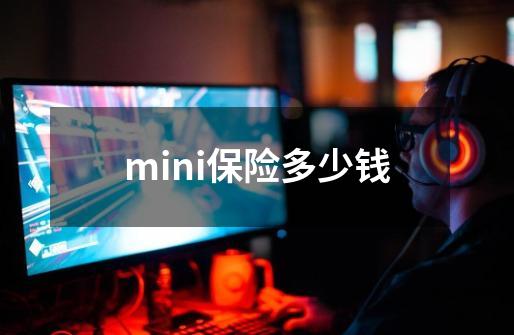 mini保险多少钱-第1张-游戏信息-娜宝网