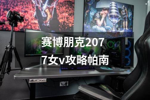 赛博朋克2077女v攻略帕南-第1张-游戏信息-娜宝网