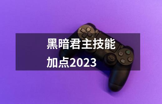 黑暗君主技能加点2023-第1张-游戏信息-娜宝网