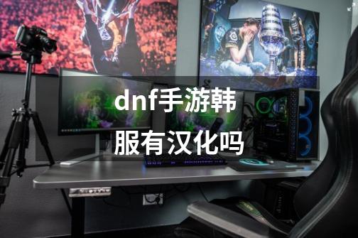 dnf手游韩服有汉化吗-第1张-游戏信息-娜宝网