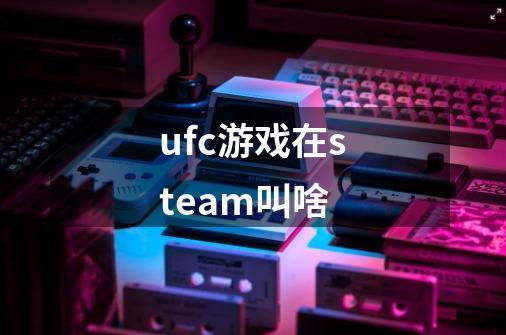 ufc游戏在steam叫啥-第1张-游戏信息-娜宝网