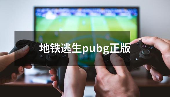 地铁逃生pubg正版-第1张-游戏信息-娜宝网