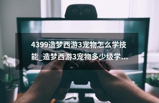 4399造梦西游3宠物怎么学技能_造梦西游3宠物多少级学技能-第1张-游戏信息-娜宝网