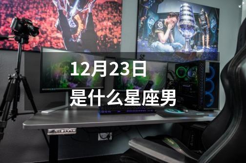 12月23日是什么星座男-第1张-游戏信息-娜宝网