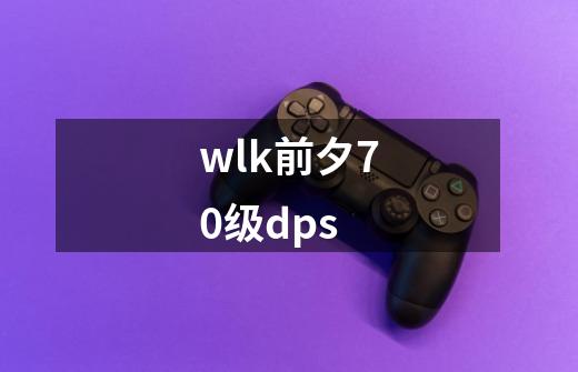 wlk前夕70级dps-第1张-游戏信息-娜宝网