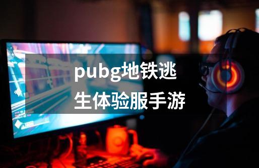 pubg地铁逃生体验服手游-第1张-游戏信息-娜宝网