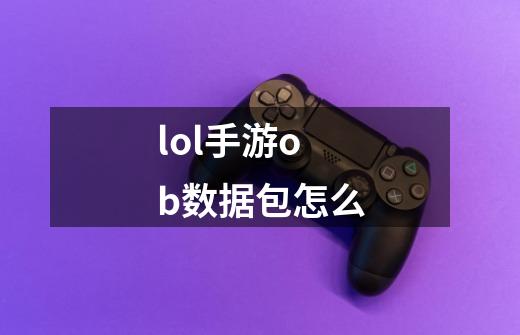 lol手游ob数据包怎么-第1张-游戏信息-娜宝网