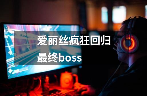 爱丽丝疯狂回归最终boss-第1张-游戏信息-娜宝网