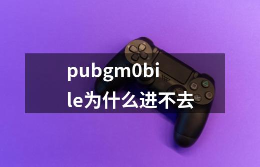 pubgm0bile为什么进不去-第1张-游戏信息-娜宝网