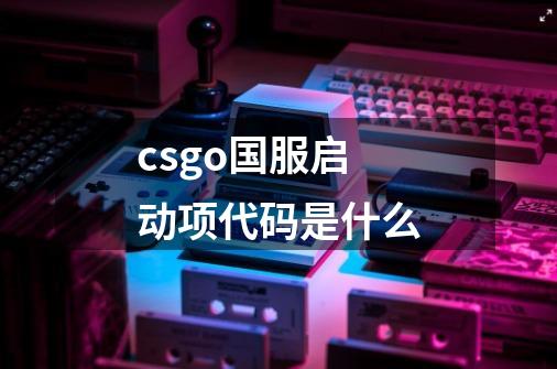 csgo国服启动项代码是什么-第1张-游戏信息-娜宝网