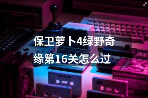 保卫萝卜4绿野奇缘第16关怎么过-第1张-游戏信息-娜宝网