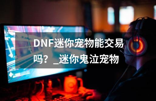 DNF迷你宠物能交易吗？_迷你鬼泣宠物-第1张-游戏信息-娜宝网