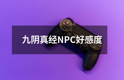 九阴真经NPC好感度-第1张-游戏信息-娜宝网