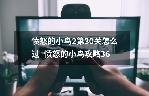 愤怒的小鸟2第30关怎么过_愤怒的小鸟攻略36-第1张-游戏信息-娜宝网