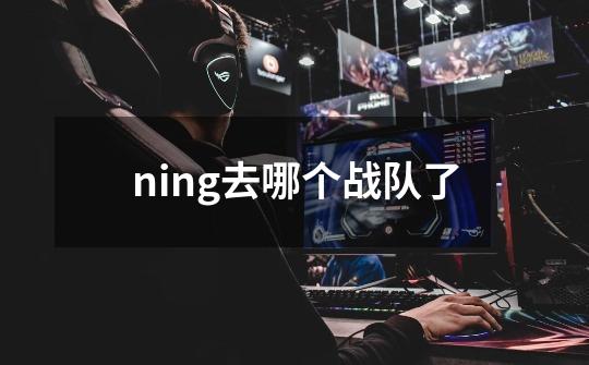 ning去哪个战队了-第1张-游戏信息-娜宝网