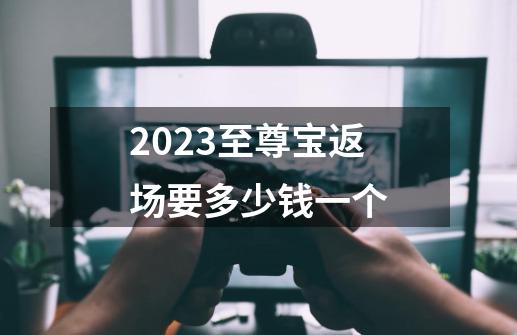 2023至尊宝返场要多少钱一个-第1张-游戏信息-娜宝网