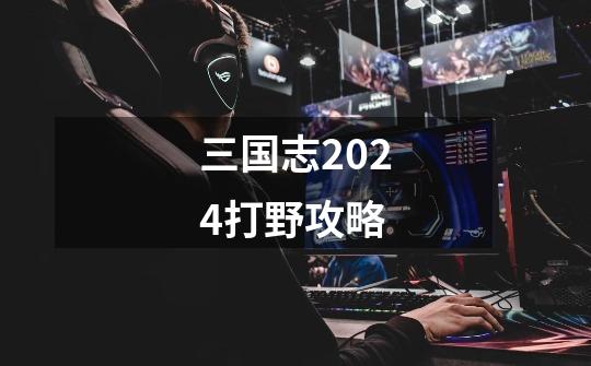 三国志2024打野攻略-第1张-游戏信息-娜宝网