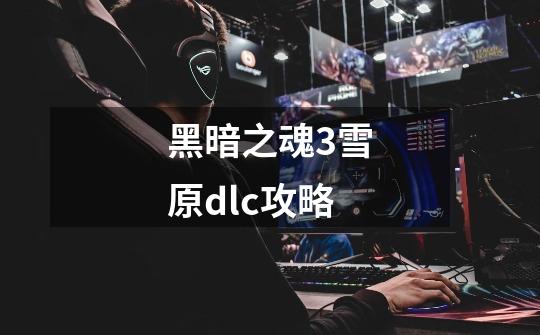 黑暗之魂3雪原dlc攻略-第1张-游戏信息-娜宝网