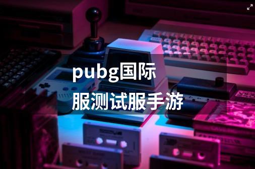 pubg国际服测试服手游-第1张-游戏信息-娜宝网