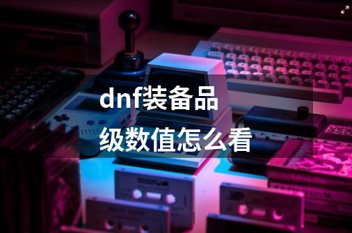 dnf装备品级数值怎么看-第1张-游戏信息-娜宝网