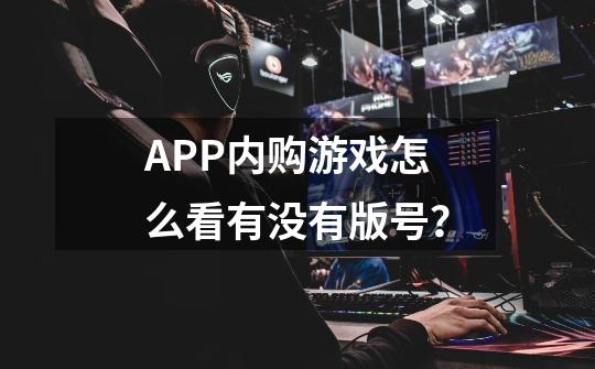 APP内购游戏怎么看有没有版号？-第1张-游戏信息-娜宝网