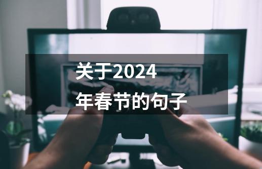 关于2024年春节的句子-第1张-游戏信息-娜宝网