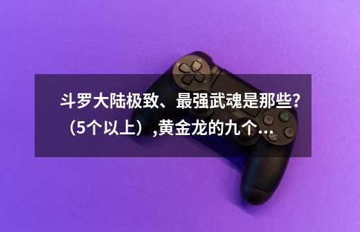 斗罗大陆极致、最强武魂是那些？（5个以上）,黄金龙的九个魂技-第1张-游戏信息-娜宝网