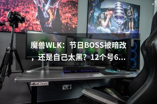 魔兽WLK：节日BOSS被暗改，还是自己太黑？12个号60次没见坐骑-第1张-游戏信息-娜宝网