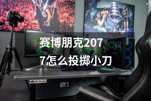 赛博朋克2077怎么投掷小刀-第1张-游戏信息-娜宝网