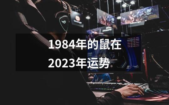 1984年的鼠在2023年运势-第1张-游戏信息-娜宝网