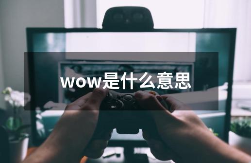 wow是什么意思-第1张-游戏信息-娜宝网