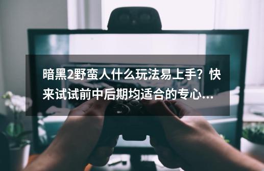 暗黑2野蛮人什么玩法易上手？快来试试前中后期均适合的专心玩法-第1张-游戏信息-娜宝网