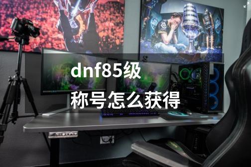 dnf85级称号怎么获得-第1张-游戏信息-娜宝网