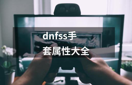 dnfss手套属性大全-第1张-游戏信息-娜宝网